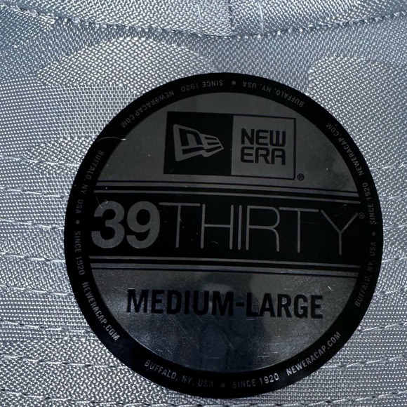 New Era 39Thirty Waste Management Camo Stretch Mesh Back Hat Cap Size M/L New - Picture 6 of 7